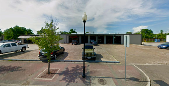 Front side of the shop